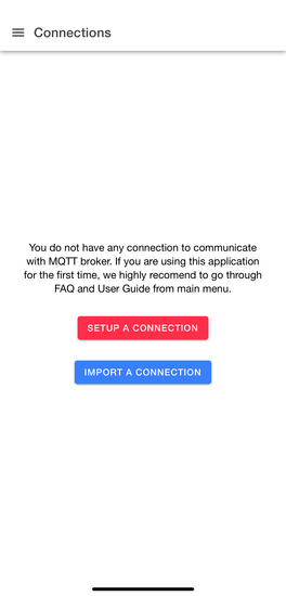 Configs page